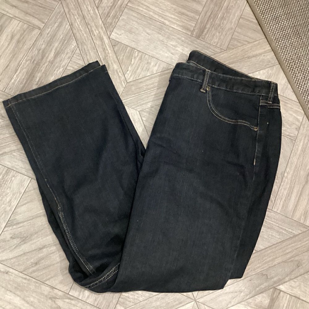 NWOT. Christopher & Banks Women’s Size 14 Short Black Stretch Denim Jeans